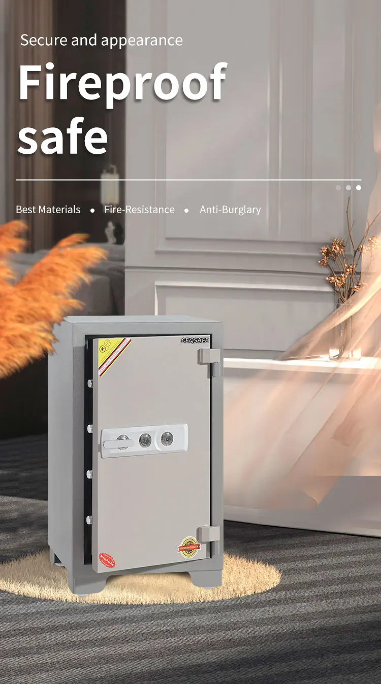 CEQSAFE Safe Box for Money Customized Double Lock Electronic Heavy Fireproof Home Security Hotel Safety Box manufacture