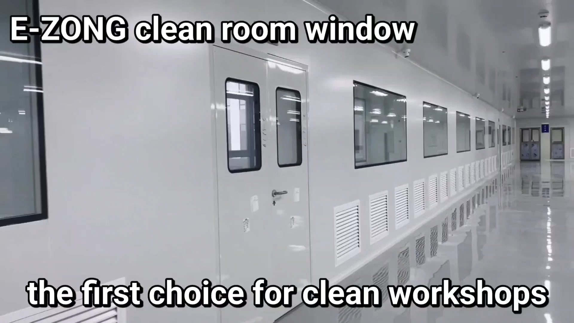 Flush-mounted Cleanroom Airtight Windows For Modular Clean Room And ...