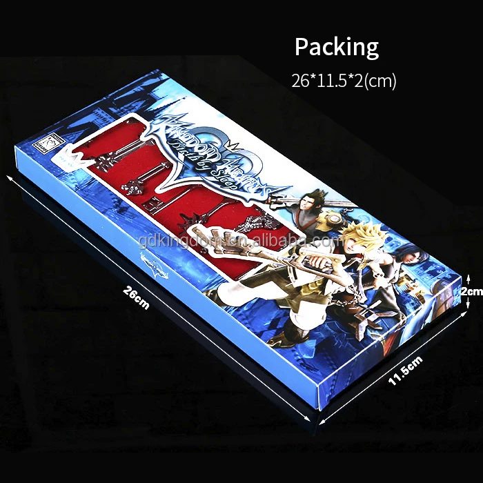 Kingdom Hearts Keyblade & Sora Pendants - Cosplay Accessories