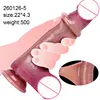 Dildo con Texture della Pelle Non Vibrante