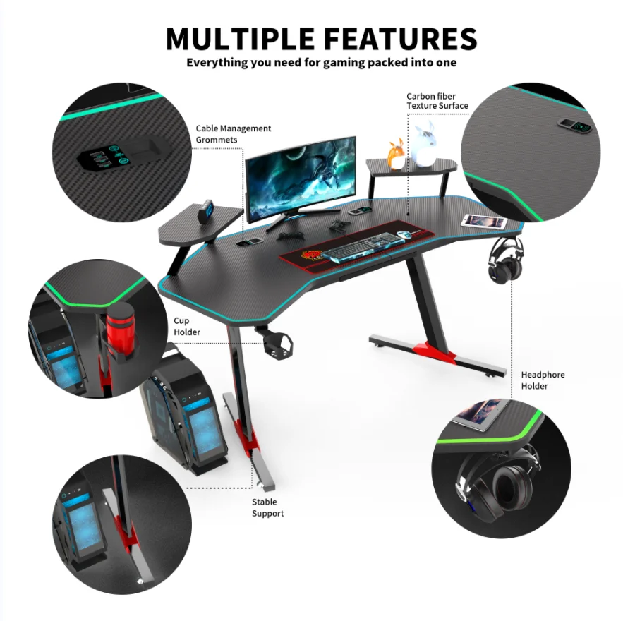 AOR ESPORT M8 New Model 180CM Gaming Desk Big Gaming Table