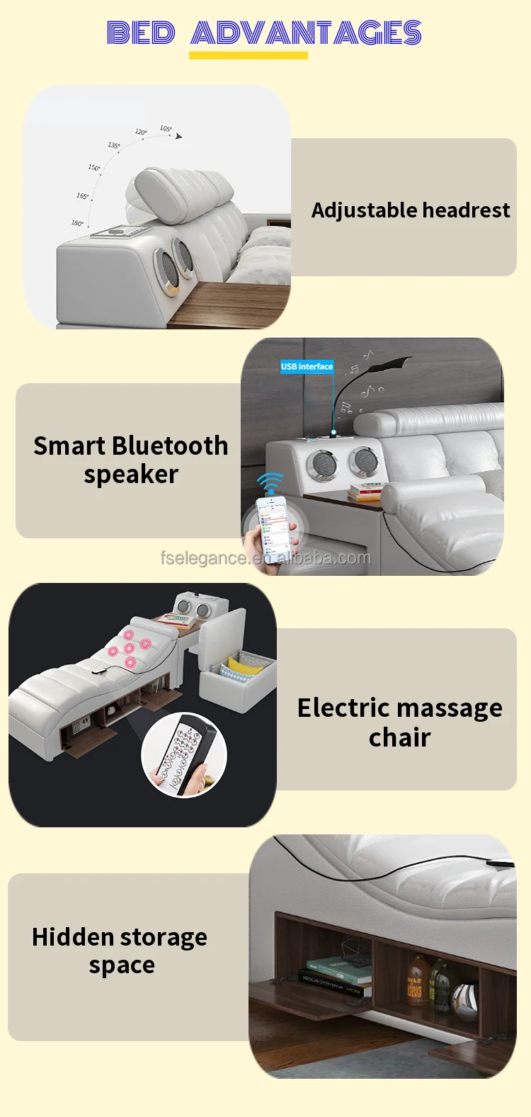 Popular Design Intelligent Multifunctional Luxury Pet Spring space saving wall bed Cardboard Sofa Bed Modern