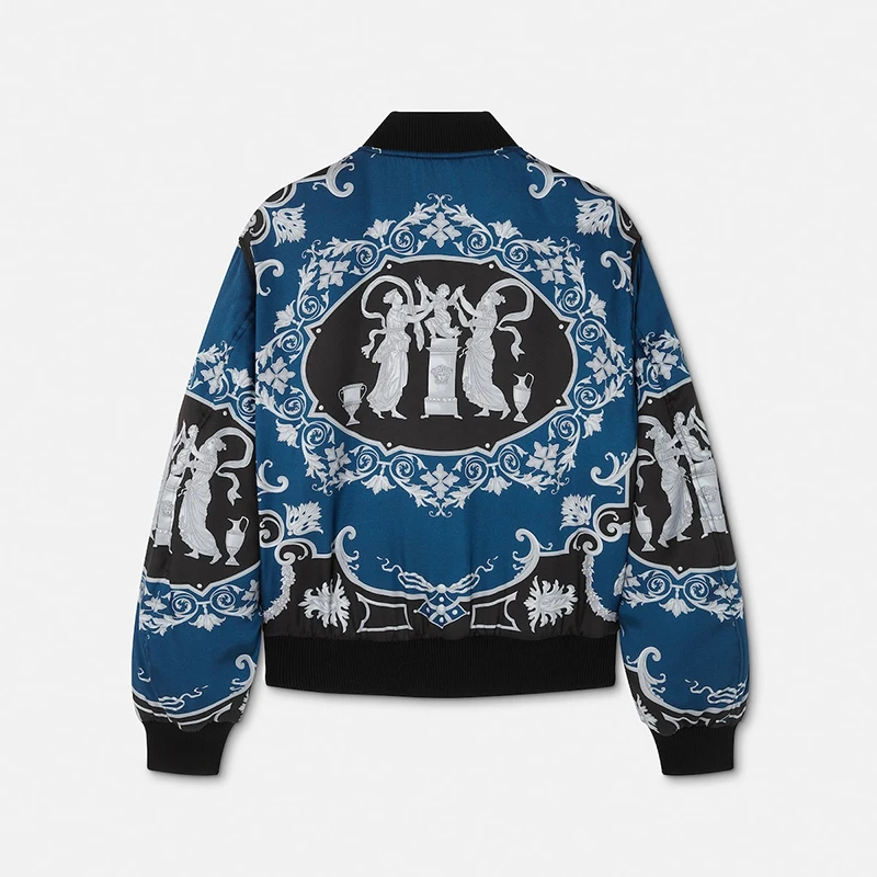 Sevenwill Factory 100% Original Version Vercase Winter Printed Wool/Nylon Reversible Vintage Windproof Men's