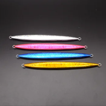 Fast-Sinking Quick-Pulling Luminous Lead Metal Jig Artificial Hard Bait for Deep-Sea Boat Fishing Tuna South Oil – Metal Jig – view 3
