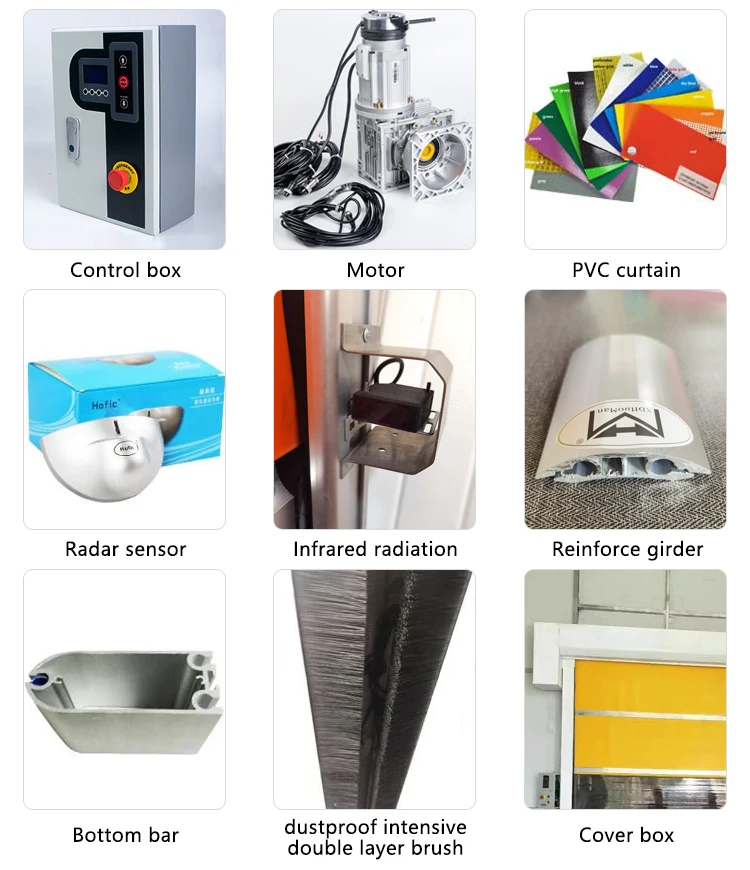 product factory warehouse door fast speed opening and closing-1