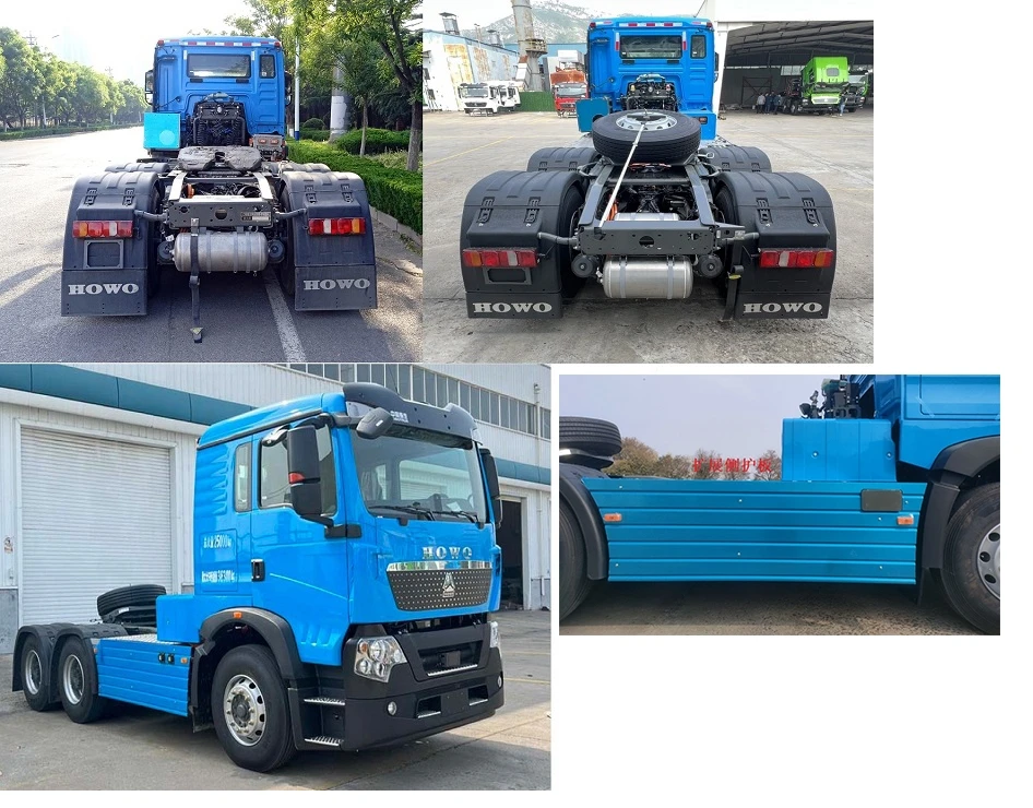 E016 CATL 350kwh Battery 6X4 HOWO EV Tractor Truck New Condition High Quality Low Price Fast Gear Box Automatic Air Suspension