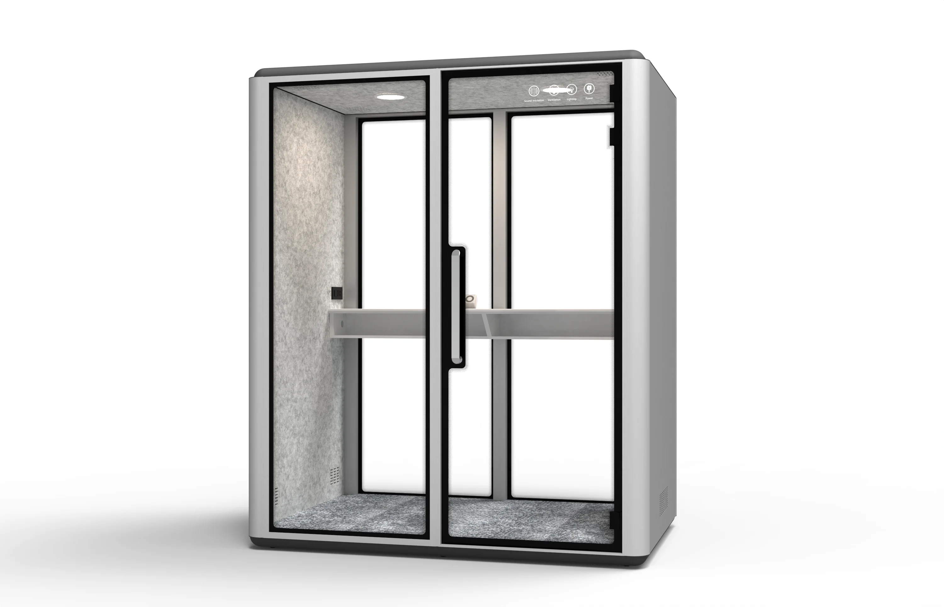 European Style Work Office Pod Well-Decorated Soundproof Phone Booth Home Office Studio Villa Indoor Bathroom Apartment Bedroom 8