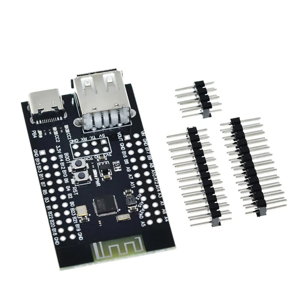 CH582M Development Board Core Board BLE Wireless Bluetooth Microcontroller Low Energy Bluetooth MCU Dual USB
