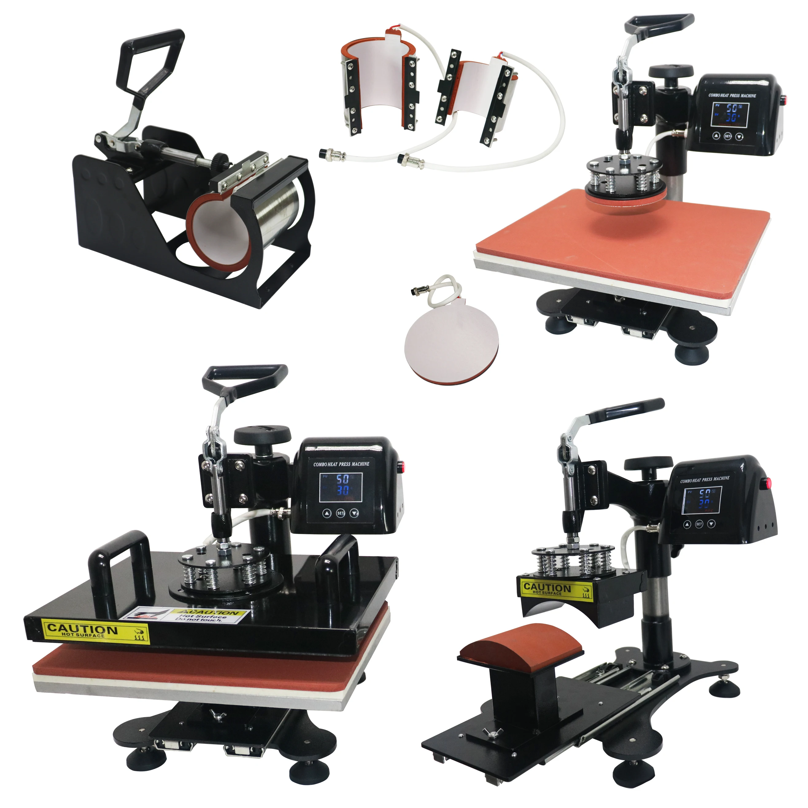 Distributor Price 8 in 1 Heat Press Machines Mug Sublimation Machine t Shirt Printing Machine