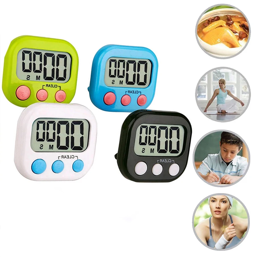 Портативный безопасный пластиковый маленький мини таймер спортивные электронные кухонные весы цифровые с таймером для