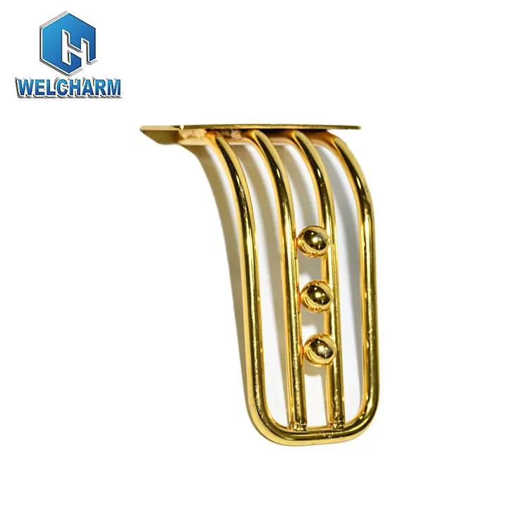 Новый Дизайн Роскошный Золотой Цвет Железный диван аксессуары мебель ножки U-образный металлический ноги