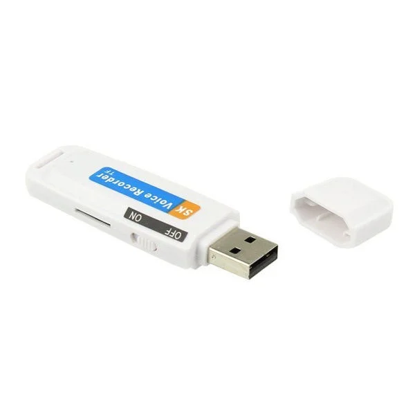 SK001 Tragbar U Scheiben Tf Karte USB Digital Audio Diktiergerät Pen Flash Drive 