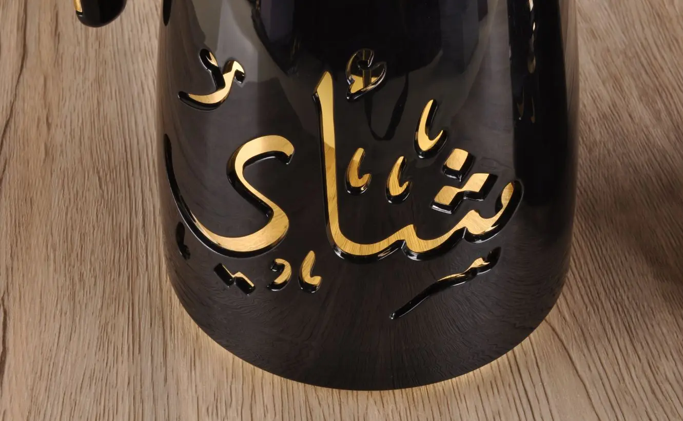 Top Seller 1 Liter 1000ml Dallah Arabic Thermos Tea Coffee Pot For