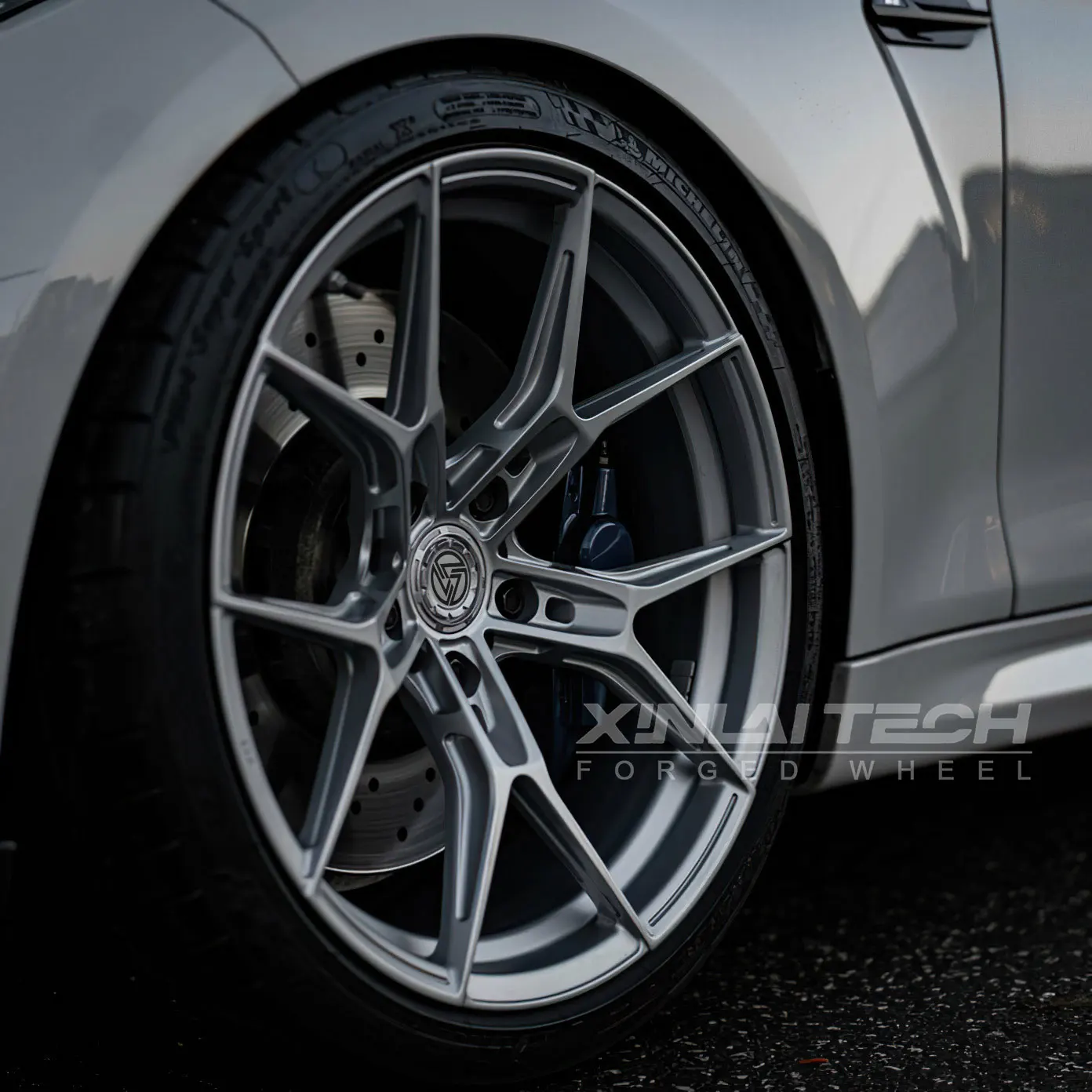 XINL Custom Deep Concave Forged Polished Lip Aluminium Alloy 5x120 5x112 5x114.3 17 18 19 20 21 22 23 Inch for W207 Mustang Gt - Image 2