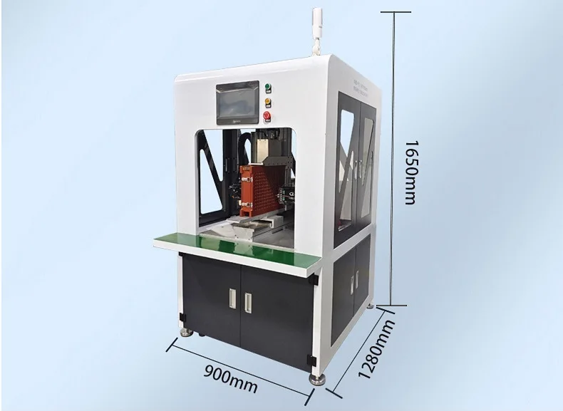 Lithium battery High Precision Double-Side Automatic Spot Welding machine cylinder cell welding welder 3600 pcs per hour
