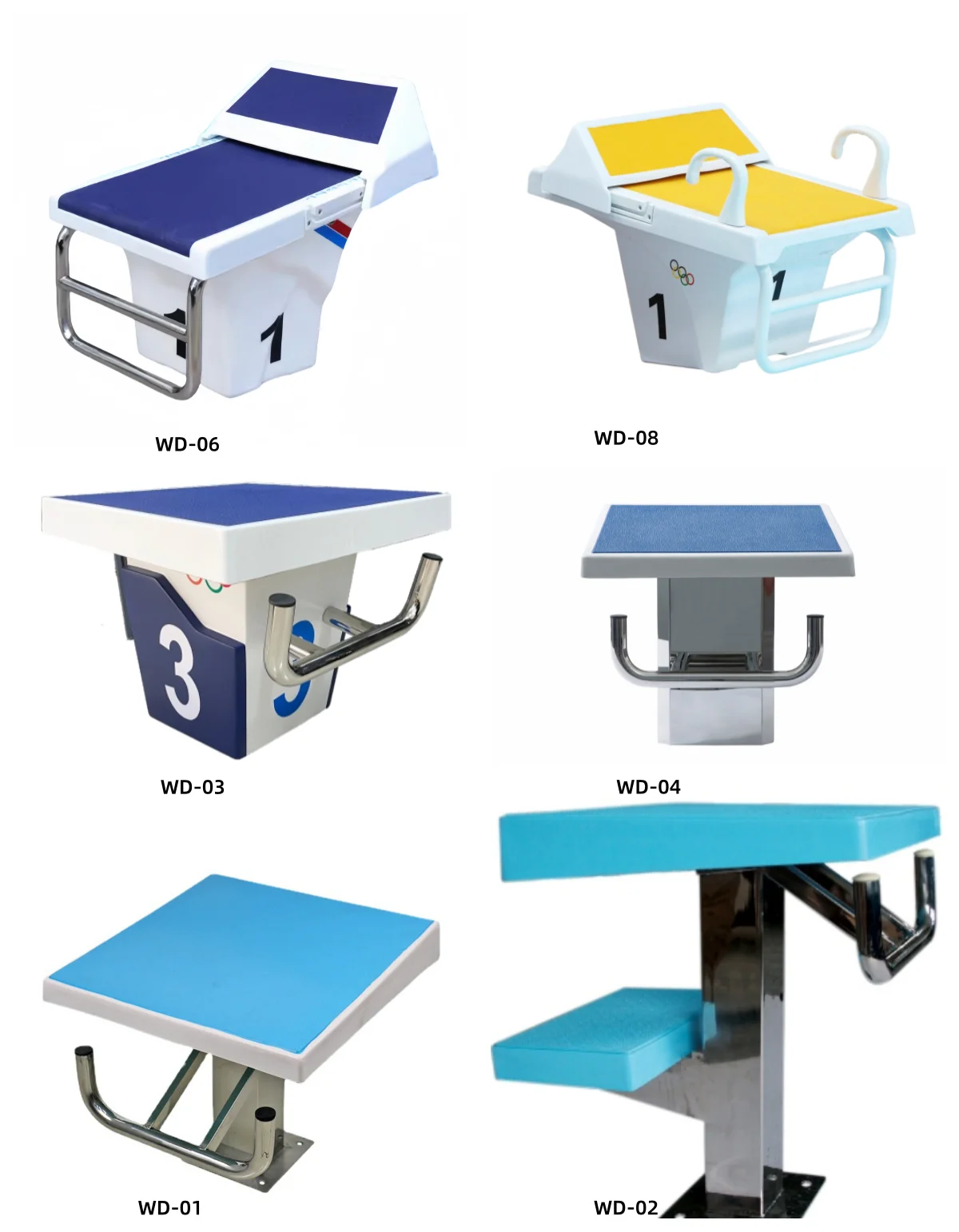Standard Competition Starting Block and Diving Platform for Swimming ...