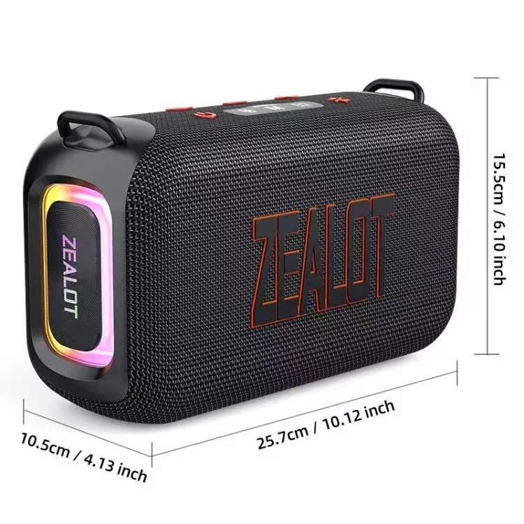 ZealotS85ミニWsterスピーカー50W屋外ワイヤレスポータブルサブ 