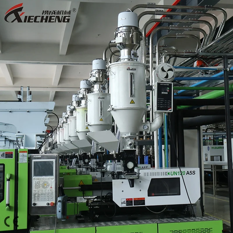 Xiecheng Brand Plastic Injection Factory Automatic Centralised Material Conveying Systems Vacuum Central Feeding System
