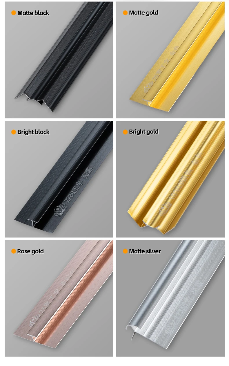 Aluminum Corner Trim for Wall Decoration with UV Protection from China supplier