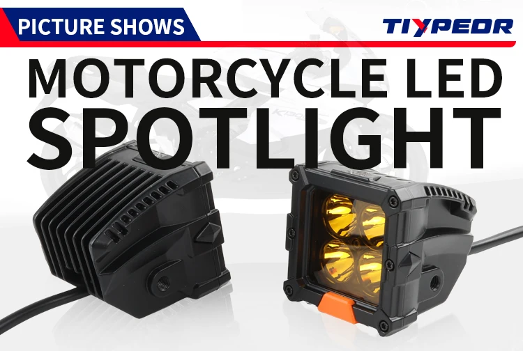 TIYPEOR Super Bright Work Light Upgrade Spotlight Spot Beam High Quality for Off-road ATV Fog Lamp Driving Auxiliary Headlight factory