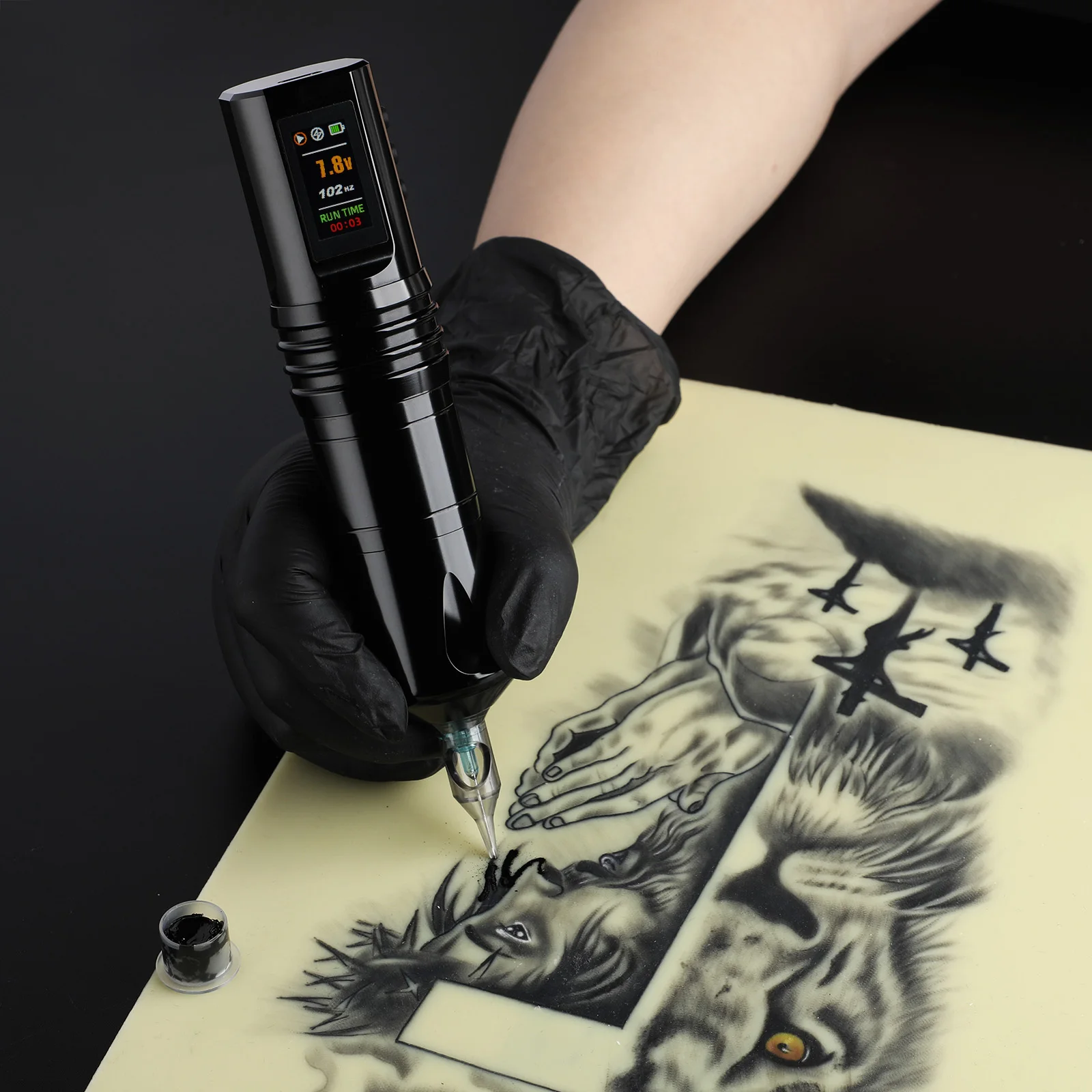 Stigma E57 Wireless Tattoo Pen Machine - Comfortable, Colorful
