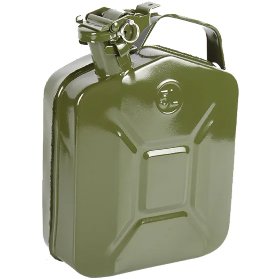 Boquilla De Metal Jerry Puede Caño Contenedor Líquido Verde Ejército Estilo 5 10 20 Litro 