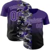 Morado camuflaje y negro