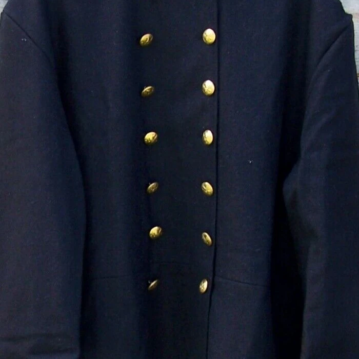 Civil war union federal single breasted frock coat   48