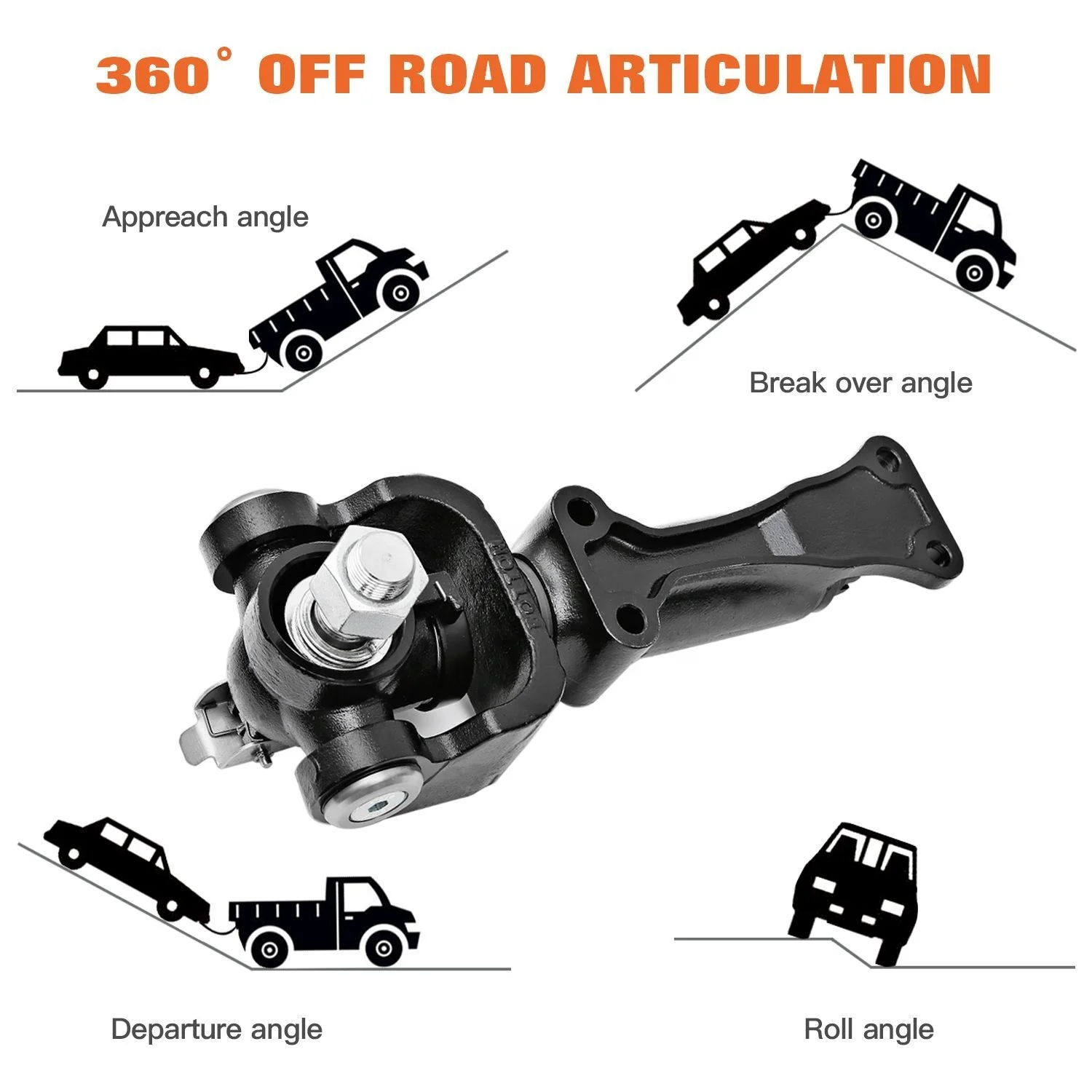 
 Сцепная муфта для внедорожника грузоподъемностью 3,5 тонн для автофургона лодки прицепа вездехода трейлера  