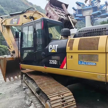 caterpillar 26Tons Made In Japan Used Large Excavator CAT326D Secand Hand Heavy Equipment CAT326 for sale