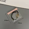Transparent Zipper Bag with Pink Zipper