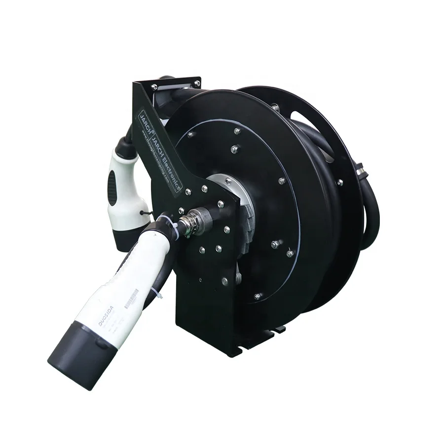 T2 T2 ev cord reel electric car reel wire electric winder steel cable reel