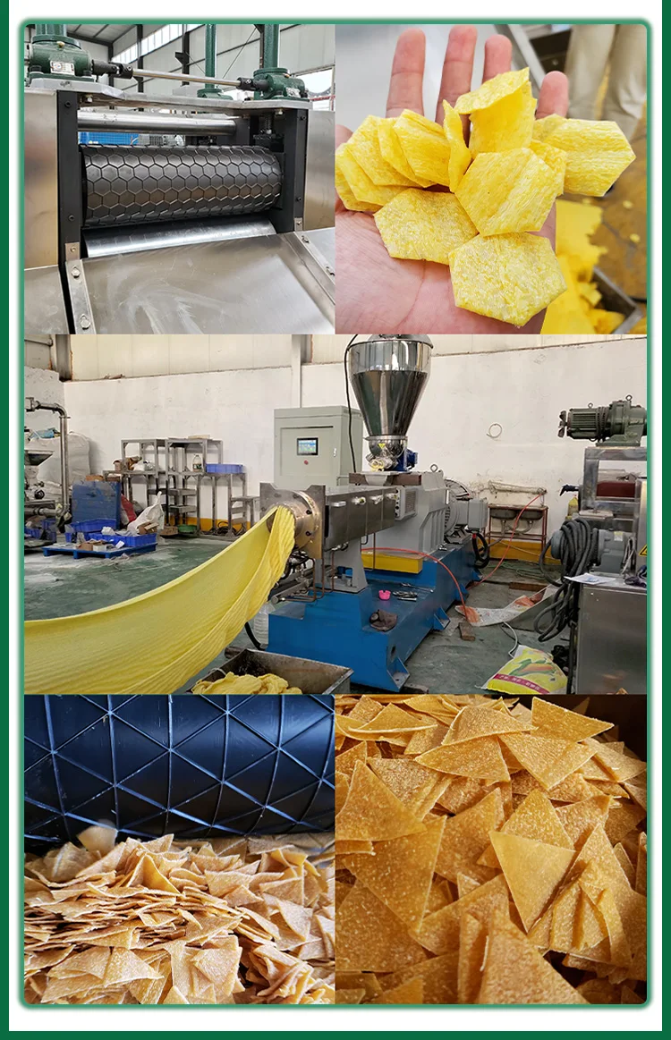 Sunpring Tortilla Chips Production Line For Sale Nachos Chips Extruder