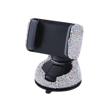 Cheap Price 360 Rotation Car Air Vent Mount Phone Holder With Bling Rhinestone Dashboard Windshield Car Phone Accessories