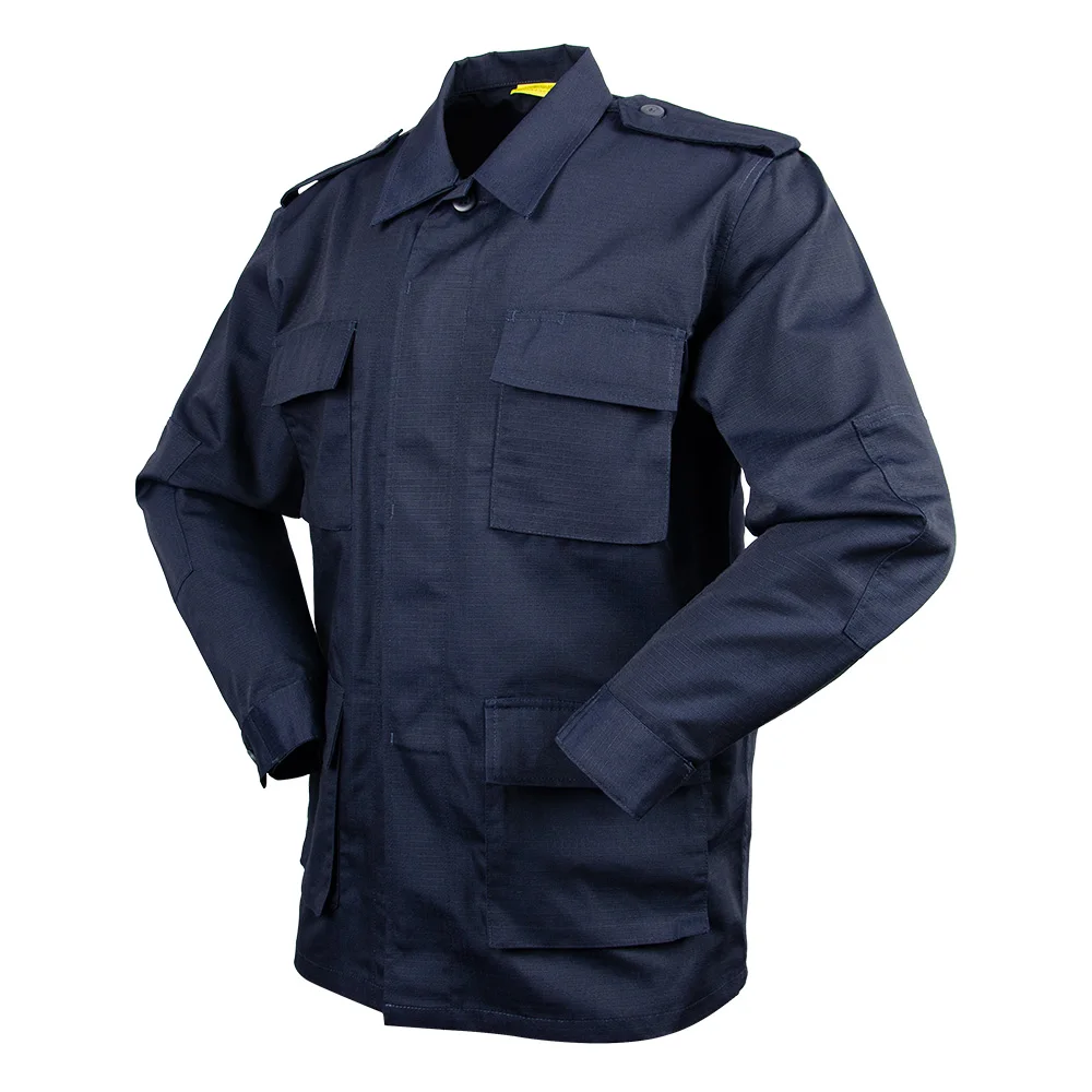 Dark Blue Color Camouflage Security Uniforms Guard Uniforms Sample for Security Uniform