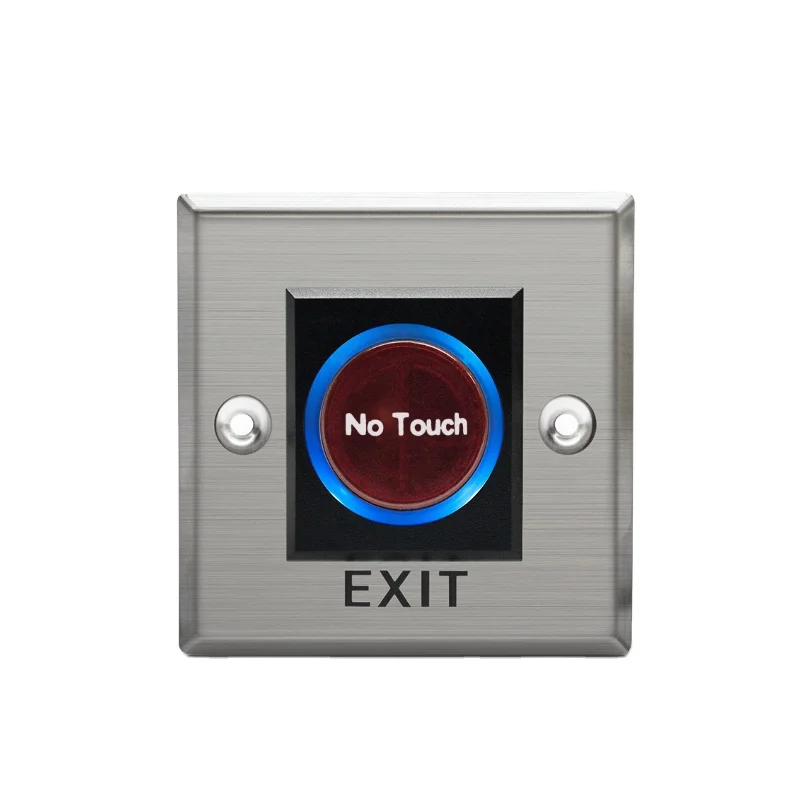 CM-86 NN99 Touch Door Exit Button Sensore a infrarossi No Touch Push Switch Button Rilascio senza contatto per uscire per il controllo accessi delle serrature delle porte