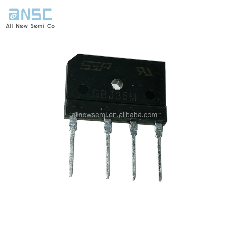 Hot sale Original GBJ35M 1000V 35A SINGLE PHASE BRIDG Bridge Rectifier Single Phase Standard 1 kV Through Hole