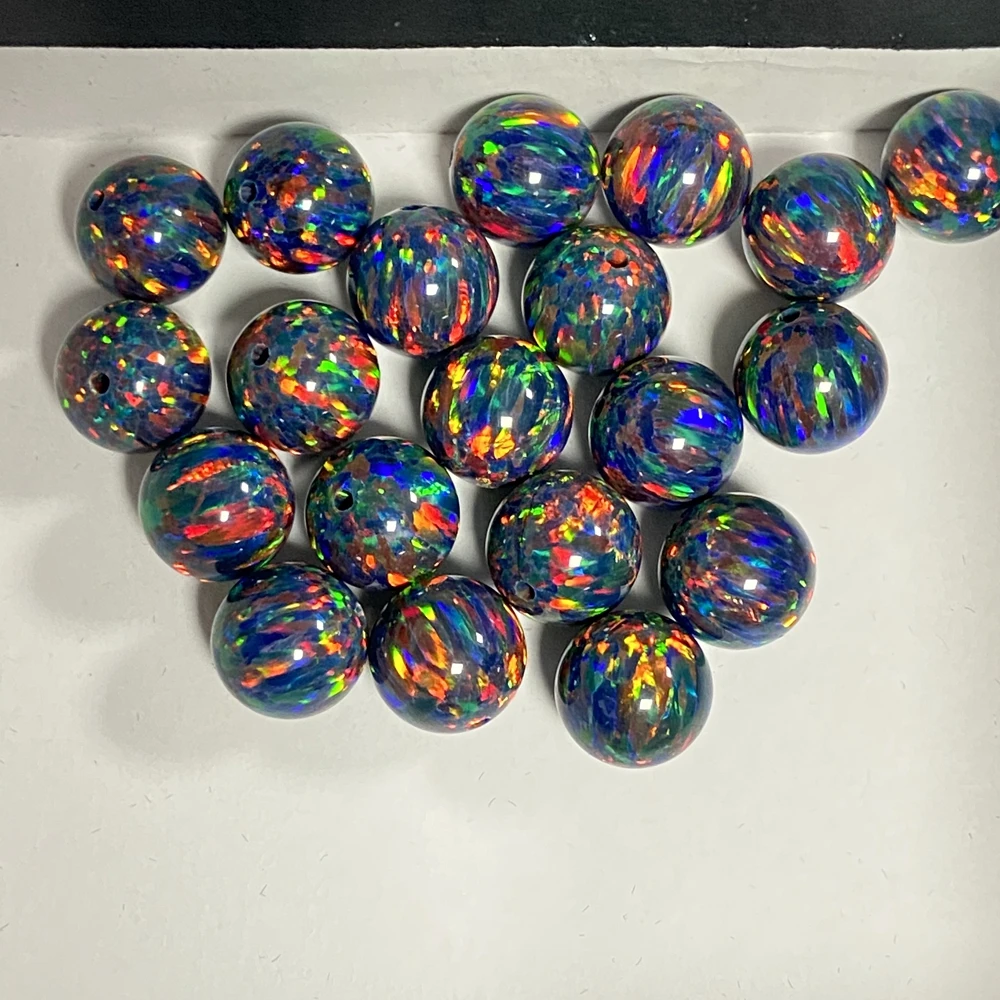 hq gems synthetic opal stone 8mm