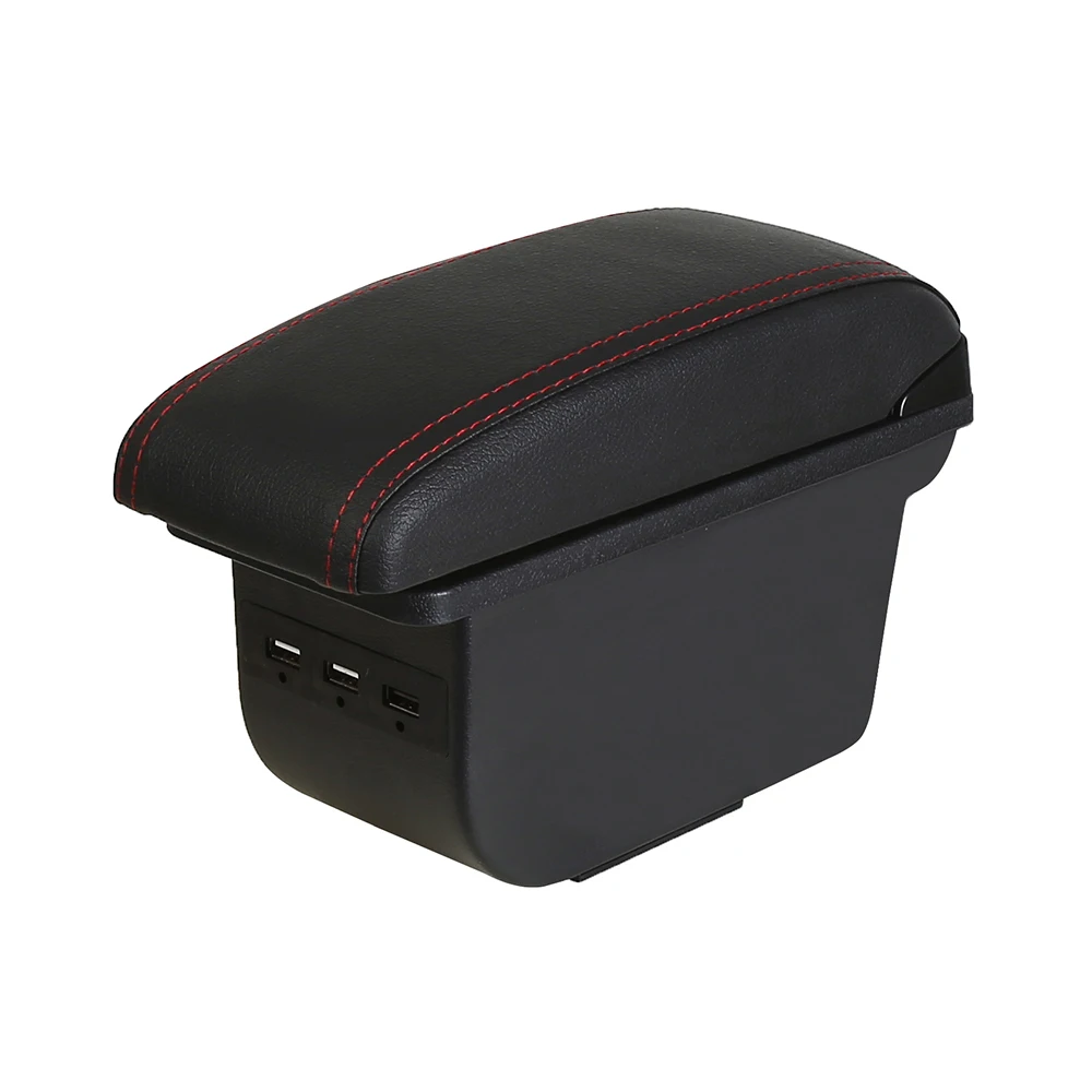 product tiypeor universal pu leather abs car armrest box console container cup holder accessories-8