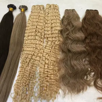 100% Human  Salon Quality Cuticle Genius Weft Wet  Human Hair For Braiding Hair Extensions pelucas cabello humano