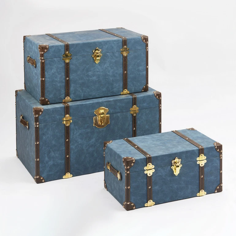 Louis Vuitton Storage Boxes Vintage Home decor Boxes