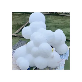 Cheap Ceiling Air Balloon Cloud With Led Lights Lighting Inflatable Hanging Cloud Balloon Inflatable Hanging Cloud