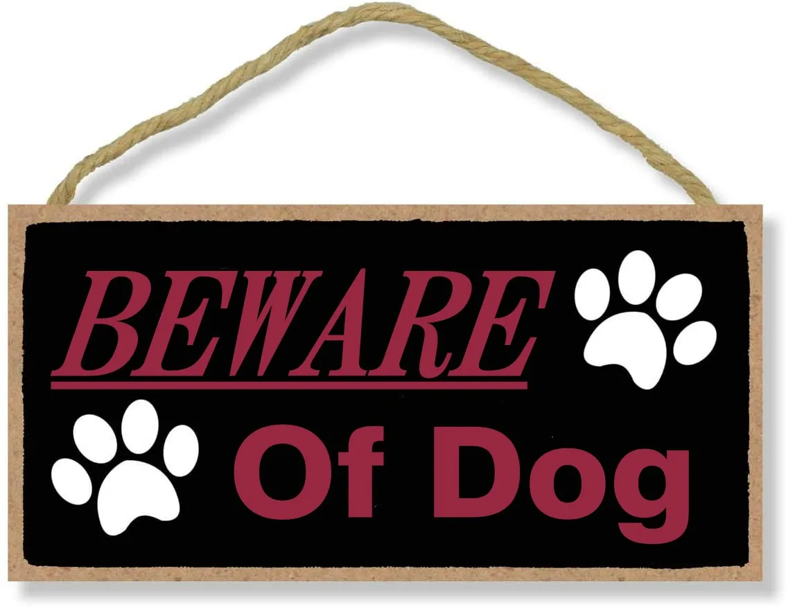 The Plum Penguin Targa In Legno Per Parete Con Scritta 'Dogs Welcome People Tolerated', 20x10 Cm, Fatto A Mano Nel Regno Unito, Per Amanti Dei Cani - 4