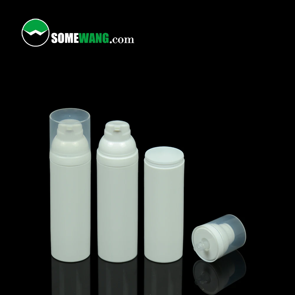 SOMEWANG 35ml 50ml 75ml 100ml Cosmetic Plastic Pump Vacuum Cream Lotion Bottle Empty Lotion Airless Bottle