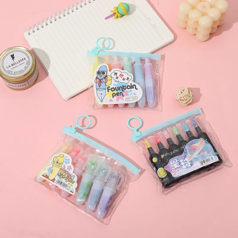 Lot De 18 Mini Surligneurs Fun En Forme De Bonbons Pour Enfants - Cadeaux Anniversaire