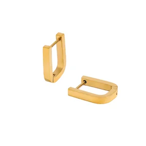 Minimalist Geometric Earrings 18K Gold Plated Unisex Earrings Suitable for Party & Gift Giving