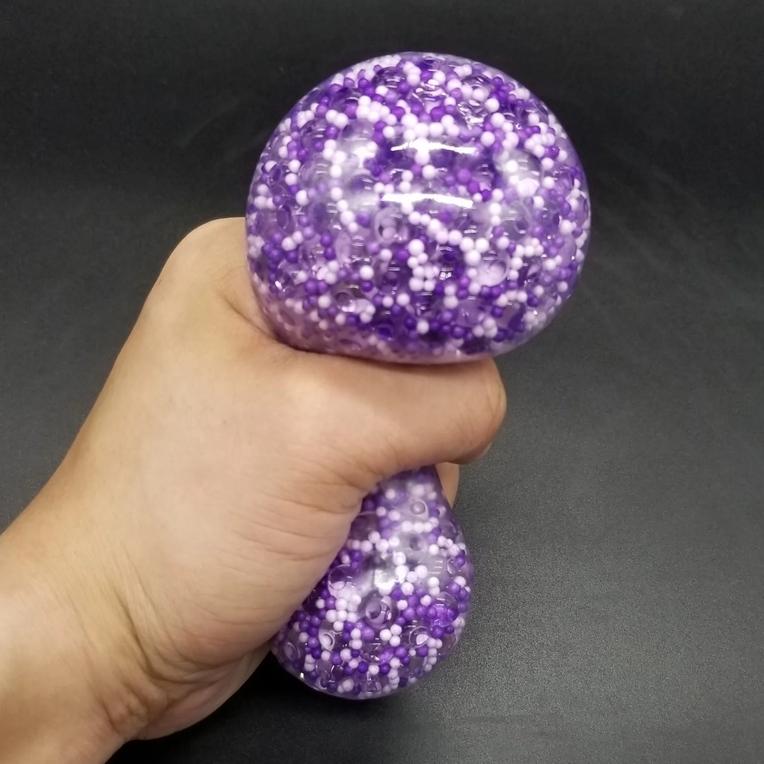 Лидер продаж, мягкие разноцветные пластиковые шарики-желе из ТПР, 6 см, шарики-антистресс из вспененного материала