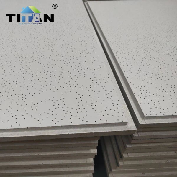 2x4 Suspended False Ceiling Board Design Acostics Mineral Fiber Drop Black Ceiling Tiles for Hospital
