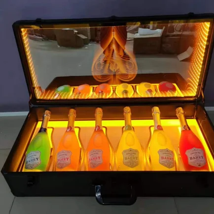 Ace Of Spade Carrier Box Led Vip Wine Bottle Display Case - Buy Led Vip  Wine Bottle Display Case,Ace Of Spade Carrier Box,Ace Of Spade Carrier Box  Led