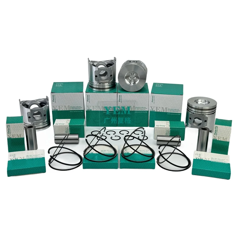Machinery K3F K3G K3H K3M Piston Kit for Mitsubishi Diesel Engine Spare Parts